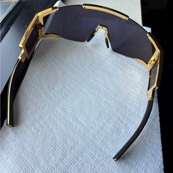 Balmain Black and Gold Flèche Sunglasses - Picture 7 of 12
